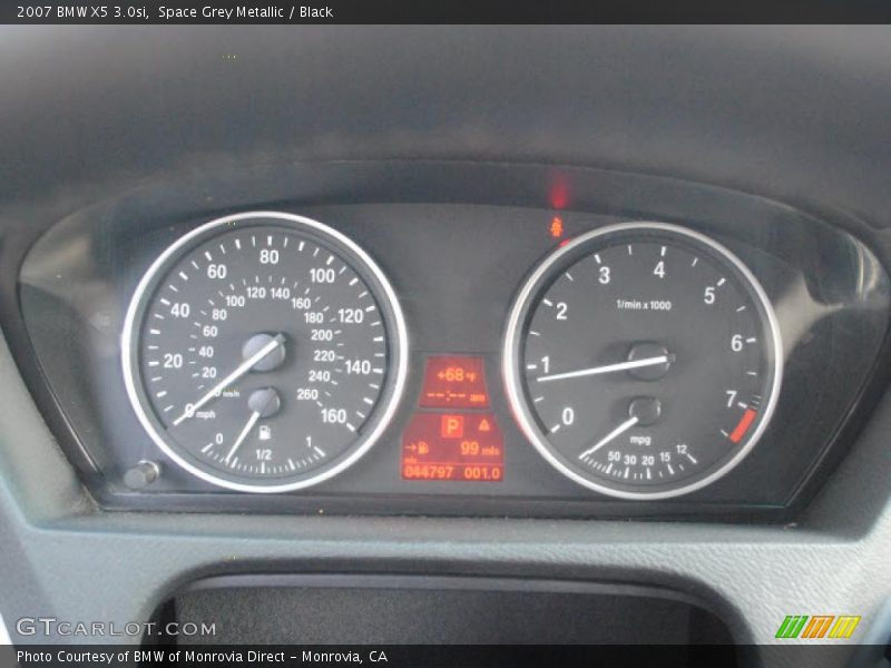 Space Grey Metallic / Black 2007 BMW X5 3.0si