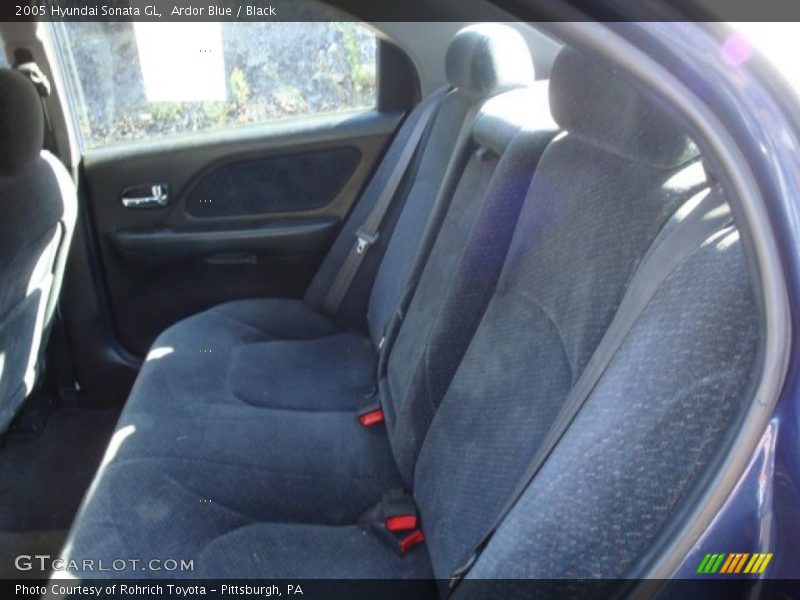 Ardor Blue / Black 2005 Hyundai Sonata GL