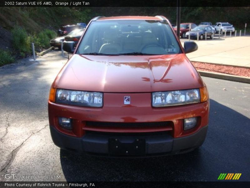 Orange / Light Tan 2002 Saturn VUE V6 AWD