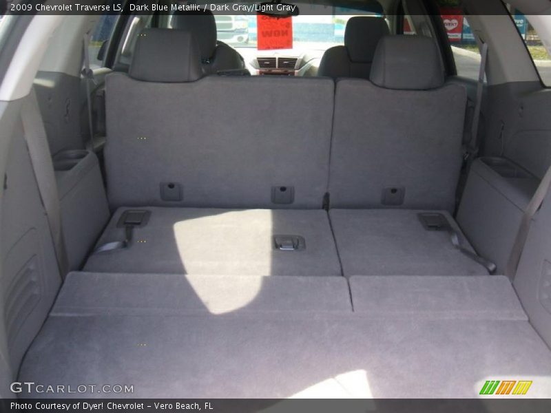 Dark Blue Metallic / Dark Gray/Light Gray 2009 Chevrolet Traverse LS