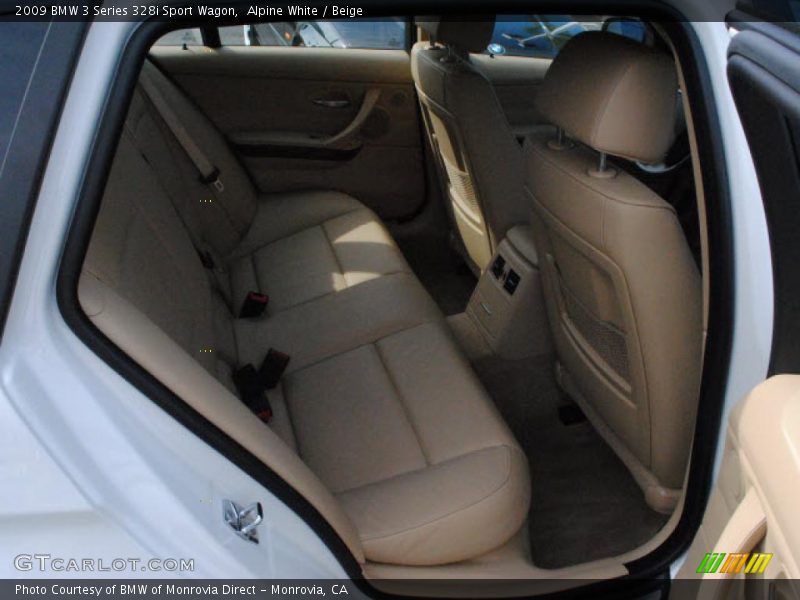  2009 3 Series 328i Sport Wagon Beige Interior