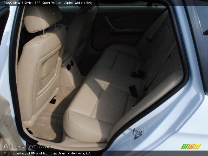 Alpine White / Beige 2009 BMW 3 Series 328i Sport Wagon