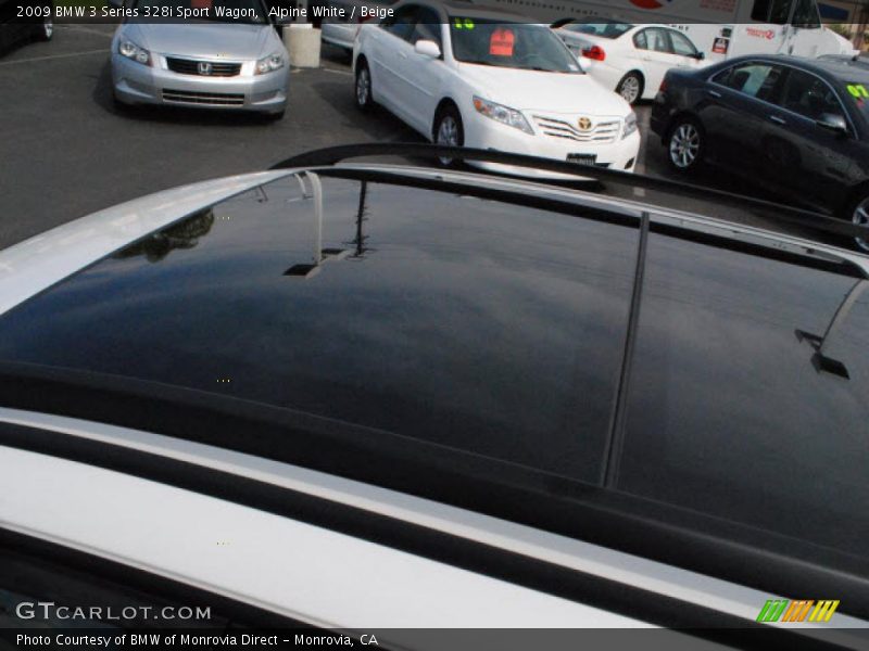 Alpine White / Beige 2009 BMW 3 Series 328i Sport Wagon