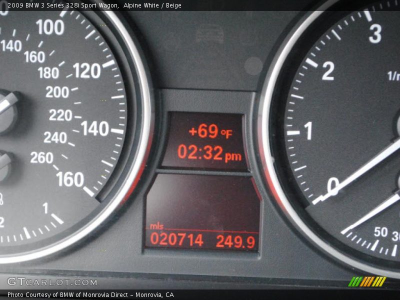 Alpine White / Beige 2009 BMW 3 Series 328i Sport Wagon
