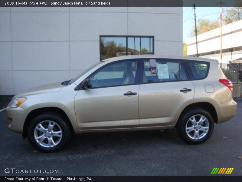 Sandy Beach Metallic / Sand Beige 2009 Toyota RAV4 4WD