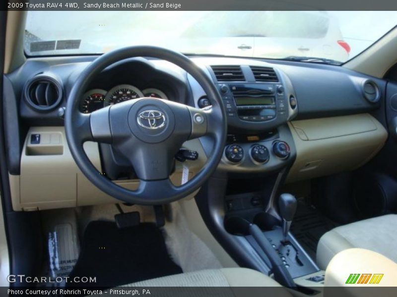 Sandy Beach Metallic / Sand Beige 2009 Toyota RAV4 4WD