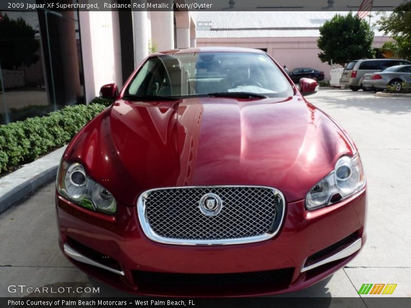 Radiance Red Metallic / Ivory/Oyster 2009 Jaguar XF Supercharged