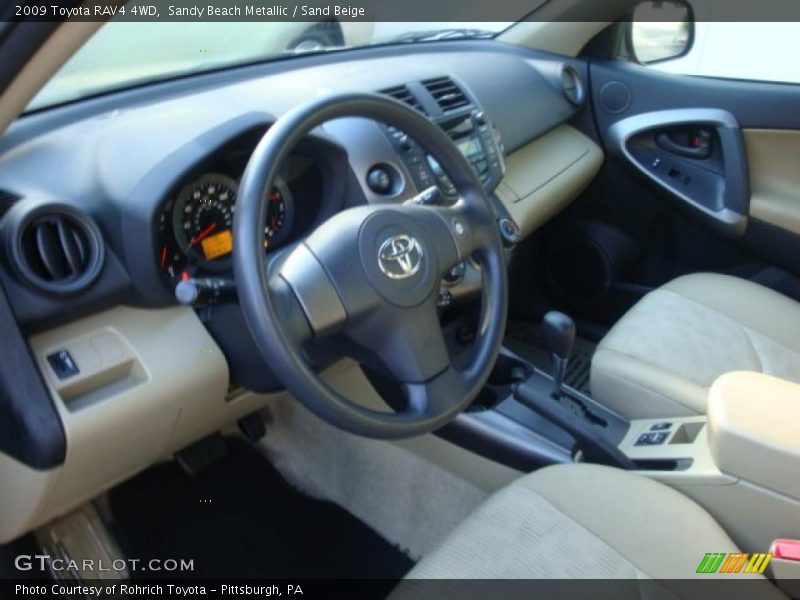 Sandy Beach Metallic / Sand Beige 2009 Toyota RAV4 4WD