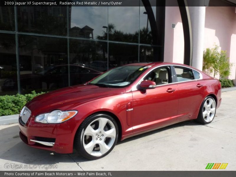 Radiance Red Metallic / Ivory/Oyster 2009 Jaguar XF Supercharged