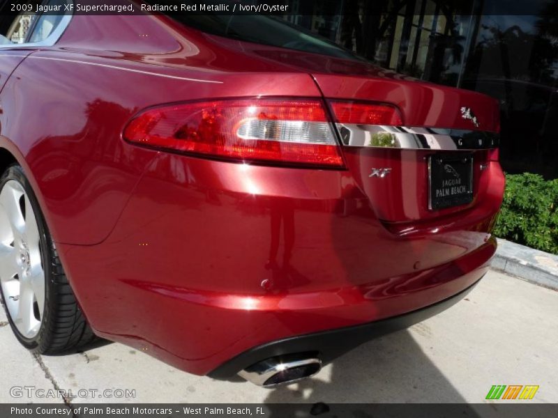 Radiance Red Metallic / Ivory/Oyster 2009 Jaguar XF Supercharged