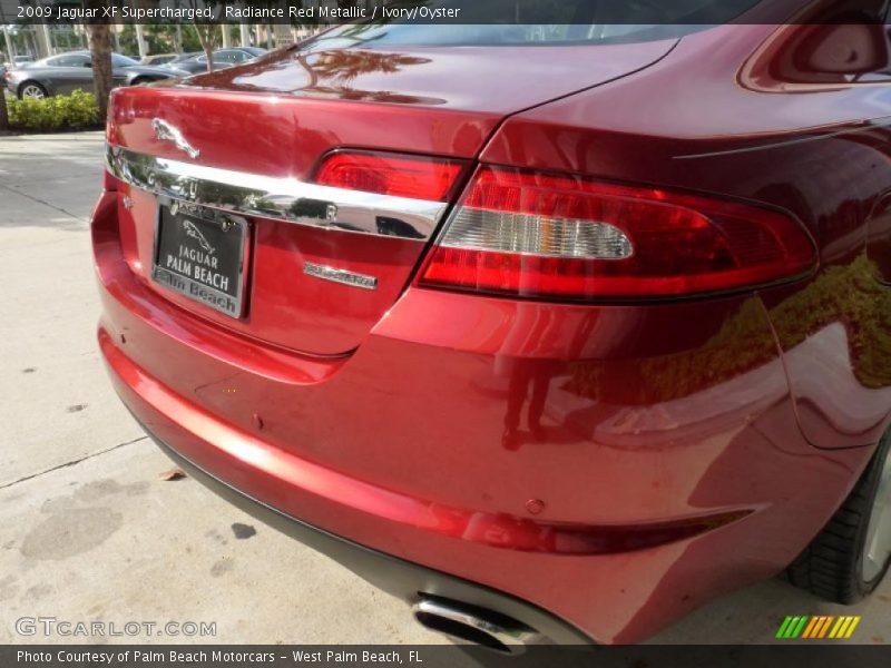 Radiance Red Metallic / Ivory/Oyster 2009 Jaguar XF Supercharged