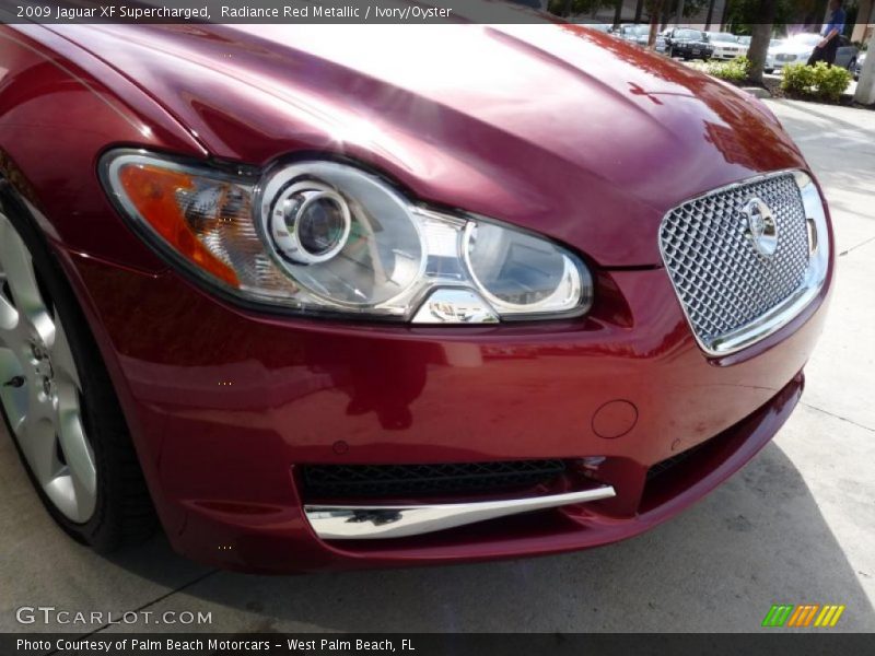 Radiance Red Metallic / Ivory/Oyster 2009 Jaguar XF Supercharged