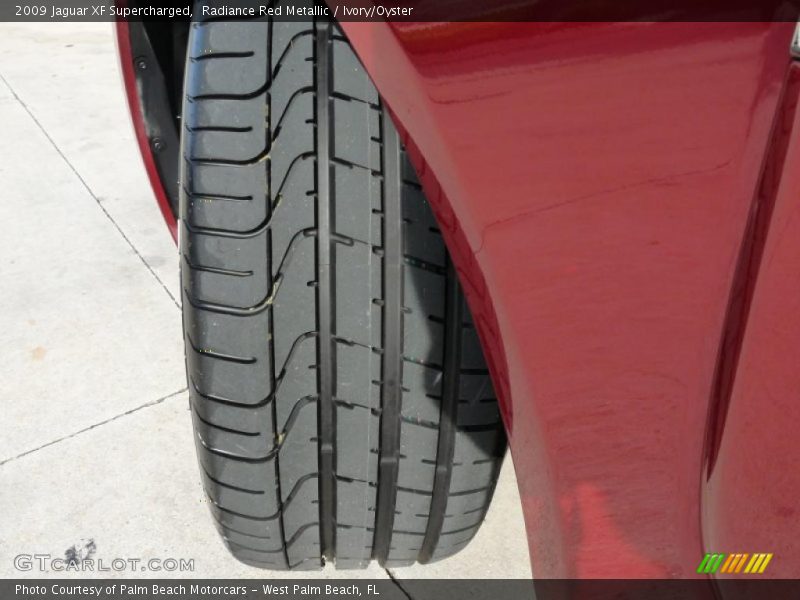 Radiance Red Metallic / Ivory/Oyster 2009 Jaguar XF Supercharged