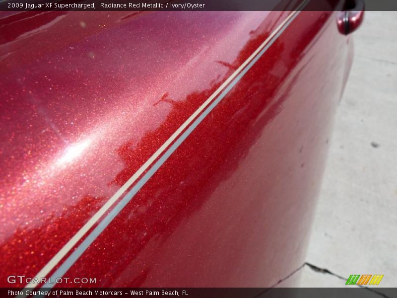 Radiance Red Metallic / Ivory/Oyster 2009 Jaguar XF Supercharged