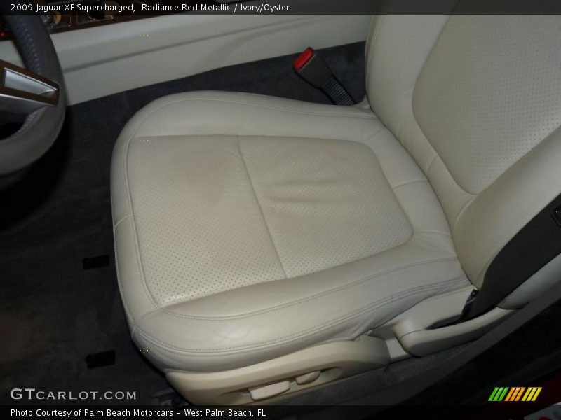 Radiance Red Metallic / Ivory/Oyster 2009 Jaguar XF Supercharged