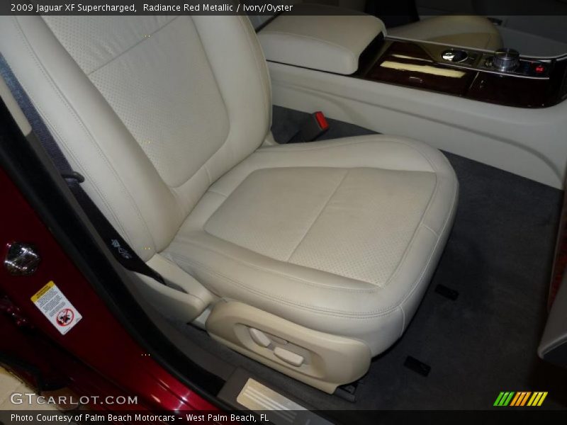 Radiance Red Metallic / Ivory/Oyster 2009 Jaguar XF Supercharged