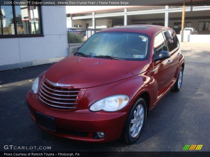 Inferno Red Crystal Pearl / Pastel Pebble Beige 2006 Chrysler PT Cruiser Limited