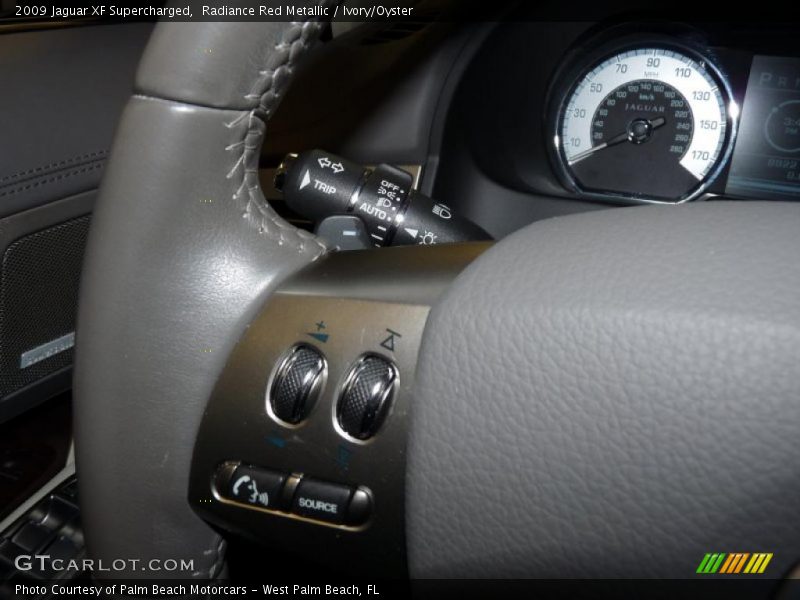 Radiance Red Metallic / Ivory/Oyster 2009 Jaguar XF Supercharged