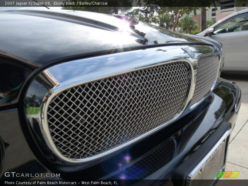 Ebony Black / Barley/Charcoal 2007 Jaguar XJ Super V8