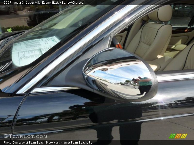 Ebony Black / Barley/Charcoal 2007 Jaguar XJ Super V8