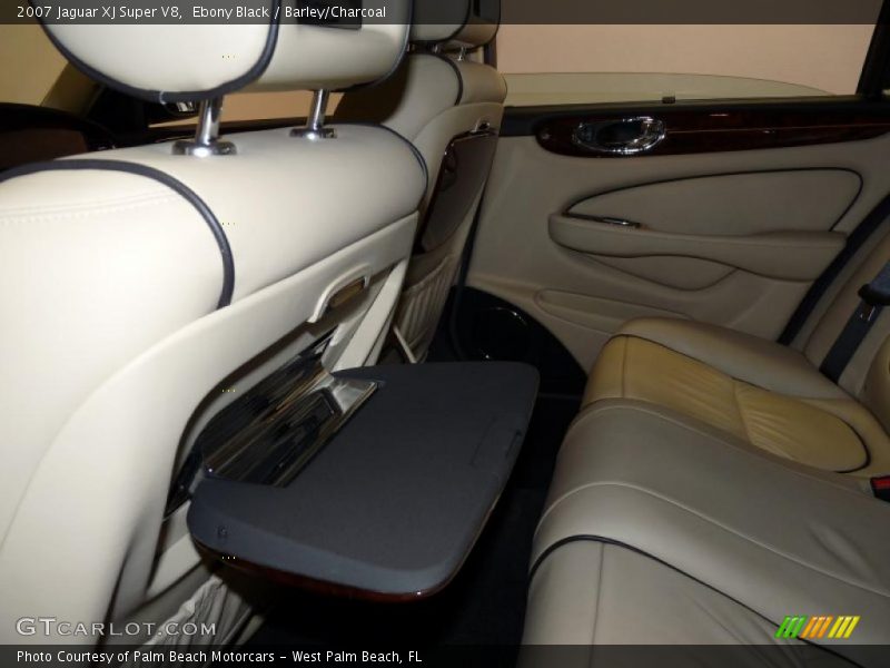 Ebony Black / Barley/Charcoal 2007 Jaguar XJ Super V8