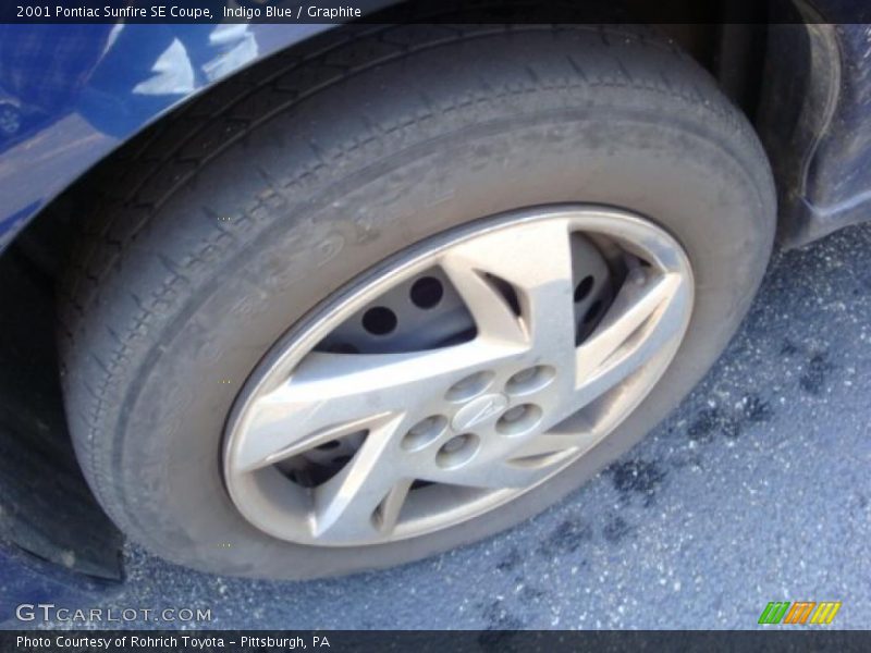 Indigo Blue / Graphite 2001 Pontiac Sunfire SE Coupe