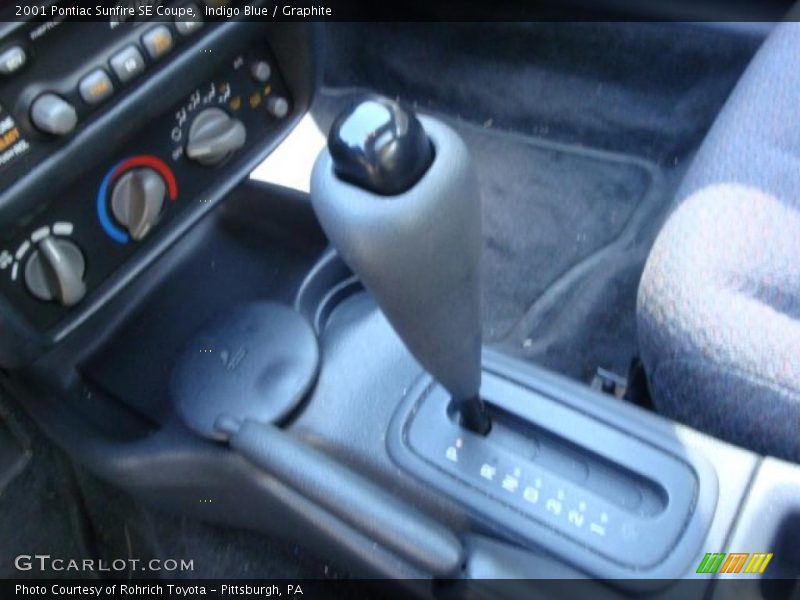 Indigo Blue / Graphite 2001 Pontiac Sunfire SE Coupe
