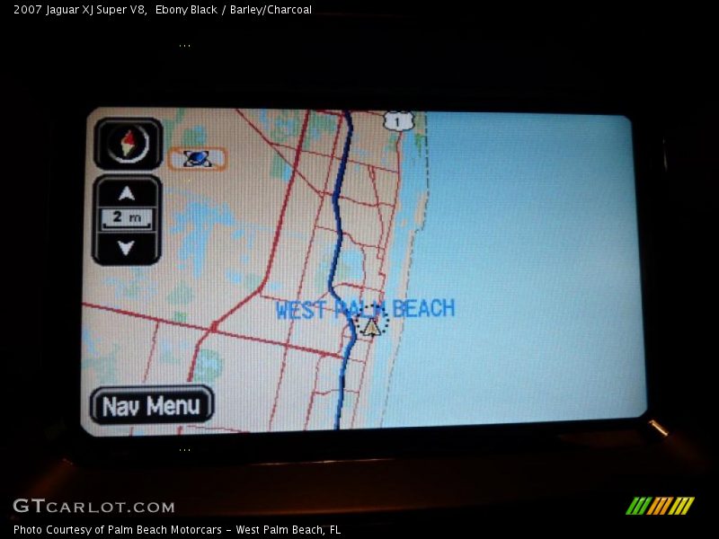 Navigation of 2007 XJ Super V8