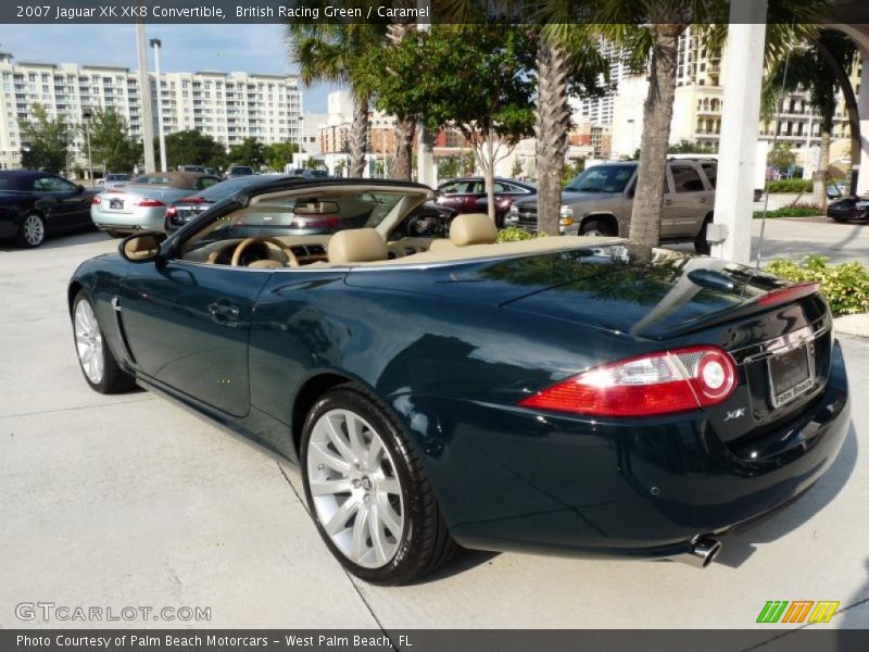 British Racing Green / Caramel 2007 Jaguar XK XK8 Convertible