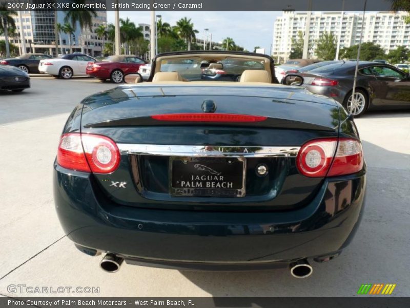 British Racing Green / Caramel 2007 Jaguar XK XK8 Convertible