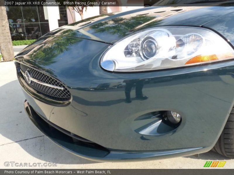 British Racing Green / Caramel 2007 Jaguar XK XK8 Convertible