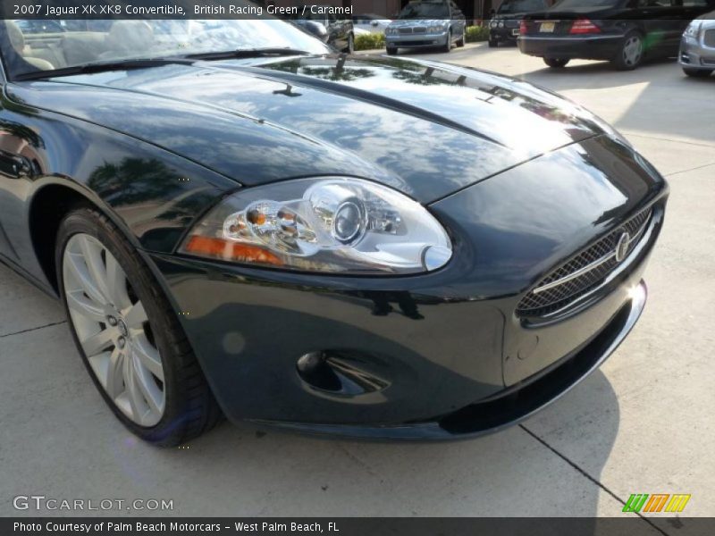 British Racing Green / Caramel 2007 Jaguar XK XK8 Convertible