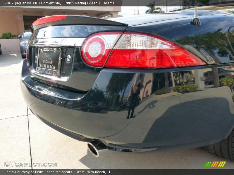 British Racing Green / Caramel 2007 Jaguar XK XK8 Convertible