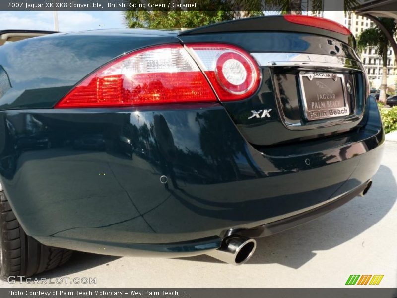 British Racing Green / Caramel 2007 Jaguar XK XK8 Convertible
