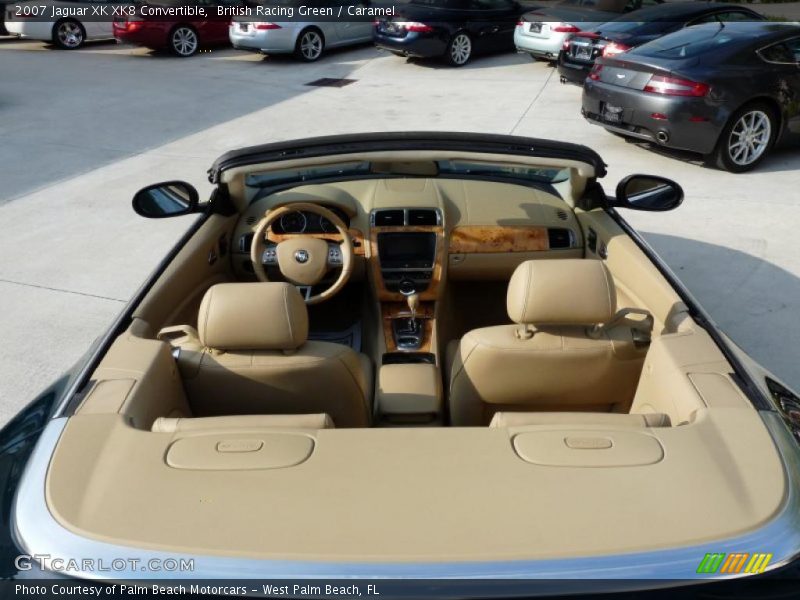 British Racing Green / Caramel 2007 Jaguar XK XK8 Convertible