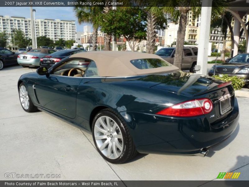 British Racing Green / Caramel 2007 Jaguar XK XK8 Convertible