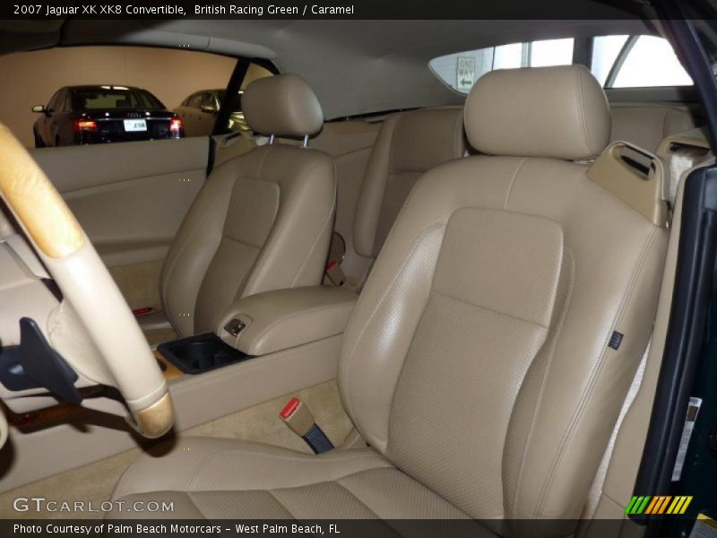 British Racing Green / Caramel 2007 Jaguar XK XK8 Convertible