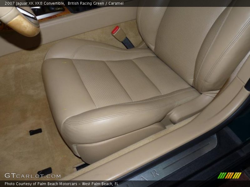 British Racing Green / Caramel 2007 Jaguar XK XK8 Convertible