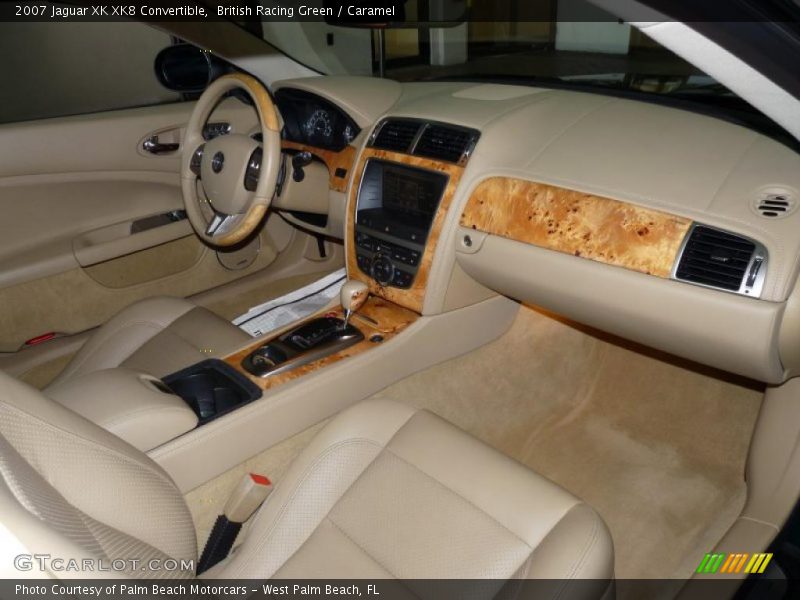 British Racing Green / Caramel 2007 Jaguar XK XK8 Convertible