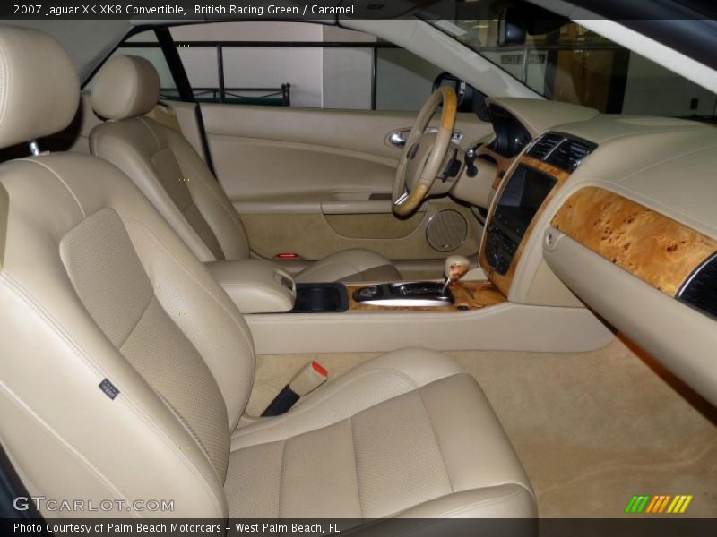 British Racing Green / Caramel 2007 Jaguar XK XK8 Convertible