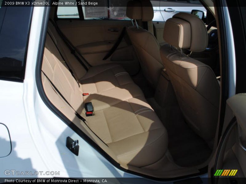 Alpine White / Sand Beige 2009 BMW X3 xDrive30i
