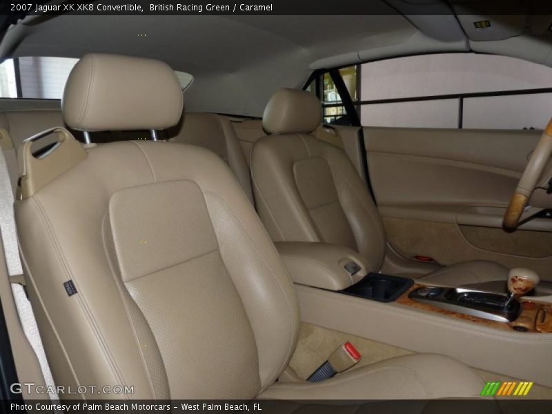 British Racing Green / Caramel 2007 Jaguar XK XK8 Convertible