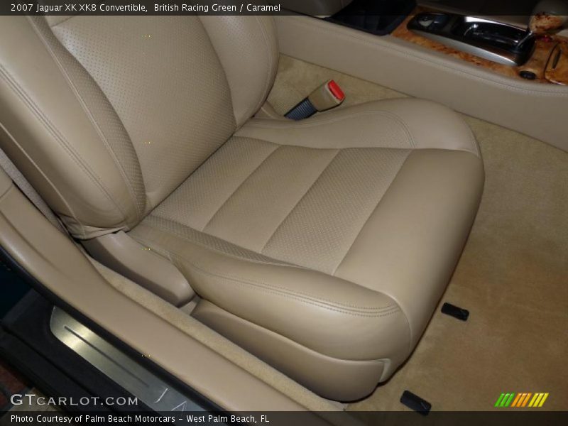 British Racing Green / Caramel 2007 Jaguar XK XK8 Convertible