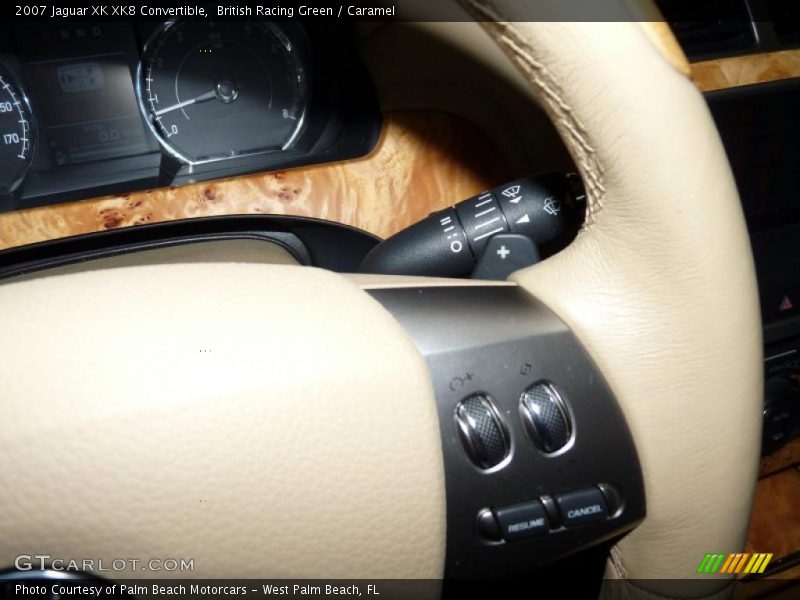 British Racing Green / Caramel 2007 Jaguar XK XK8 Convertible
