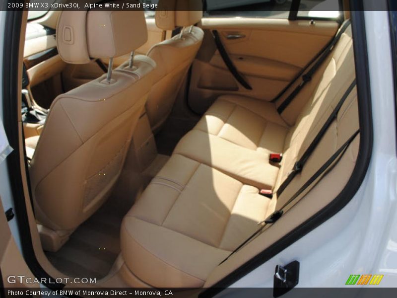 Alpine White / Sand Beige 2009 BMW X3 xDrive30i