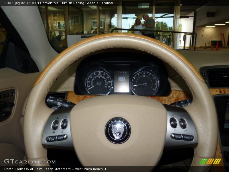 British Racing Green / Caramel 2007 Jaguar XK XK8 Convertible