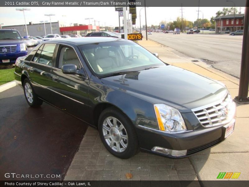 Gray Flannel Metallic / Titanium/Dark Titanium Accents 2011 Cadillac DTS