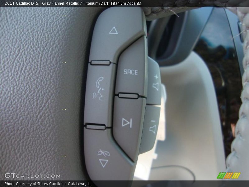 Gray Flannel Metallic / Titanium/Dark Titanium Accents 2011 Cadillac DTS