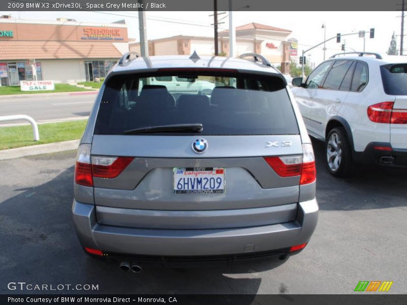 Space Grey Metallic / Black 2009 BMW X3 xDrive30i