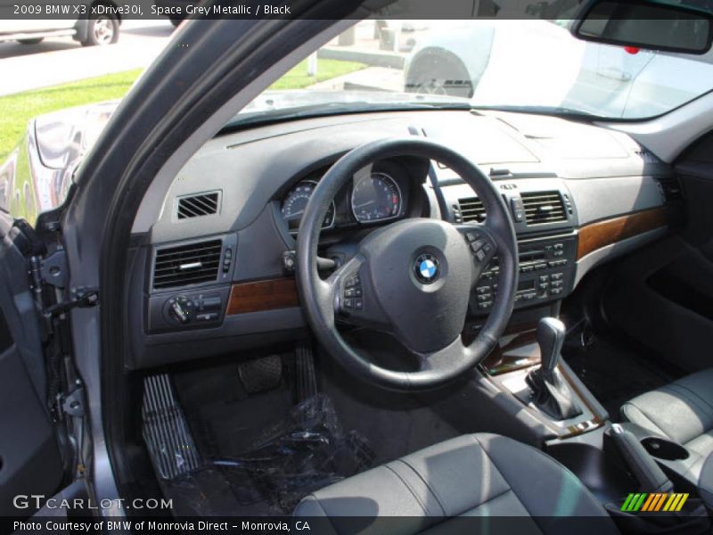 Space Grey Metallic / Black 2009 BMW X3 xDrive30i